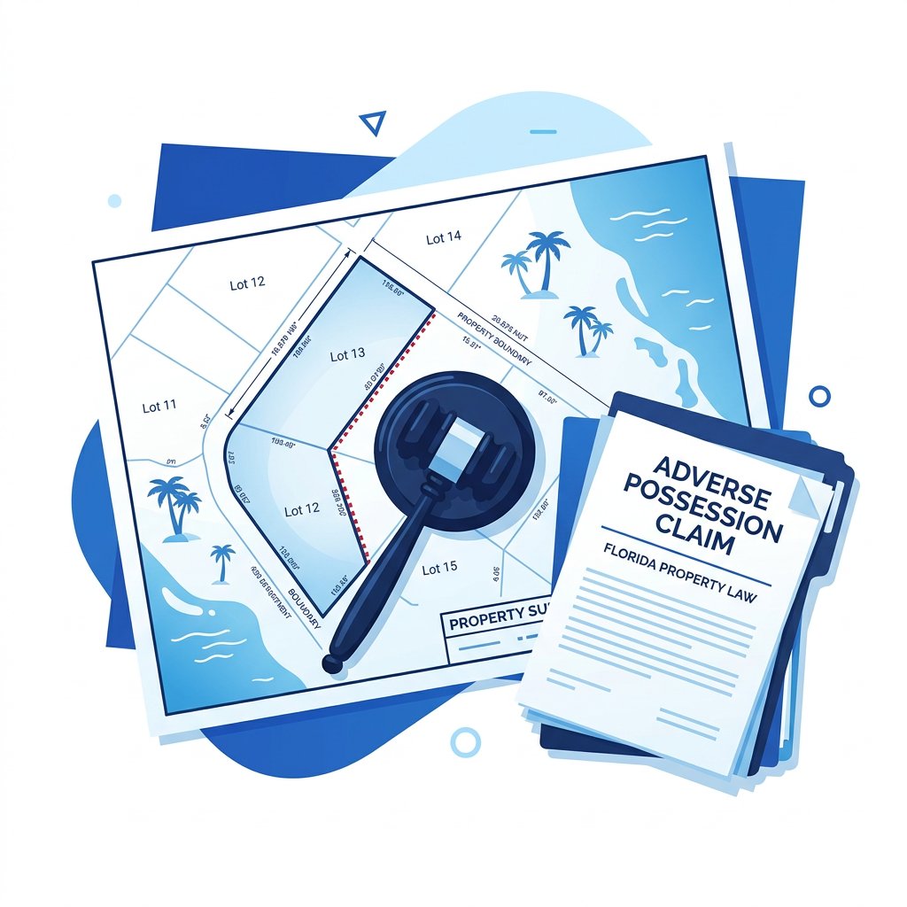 Adverse possession Florida property rights legal concept - J Hughes Legal Fort Lauderdale