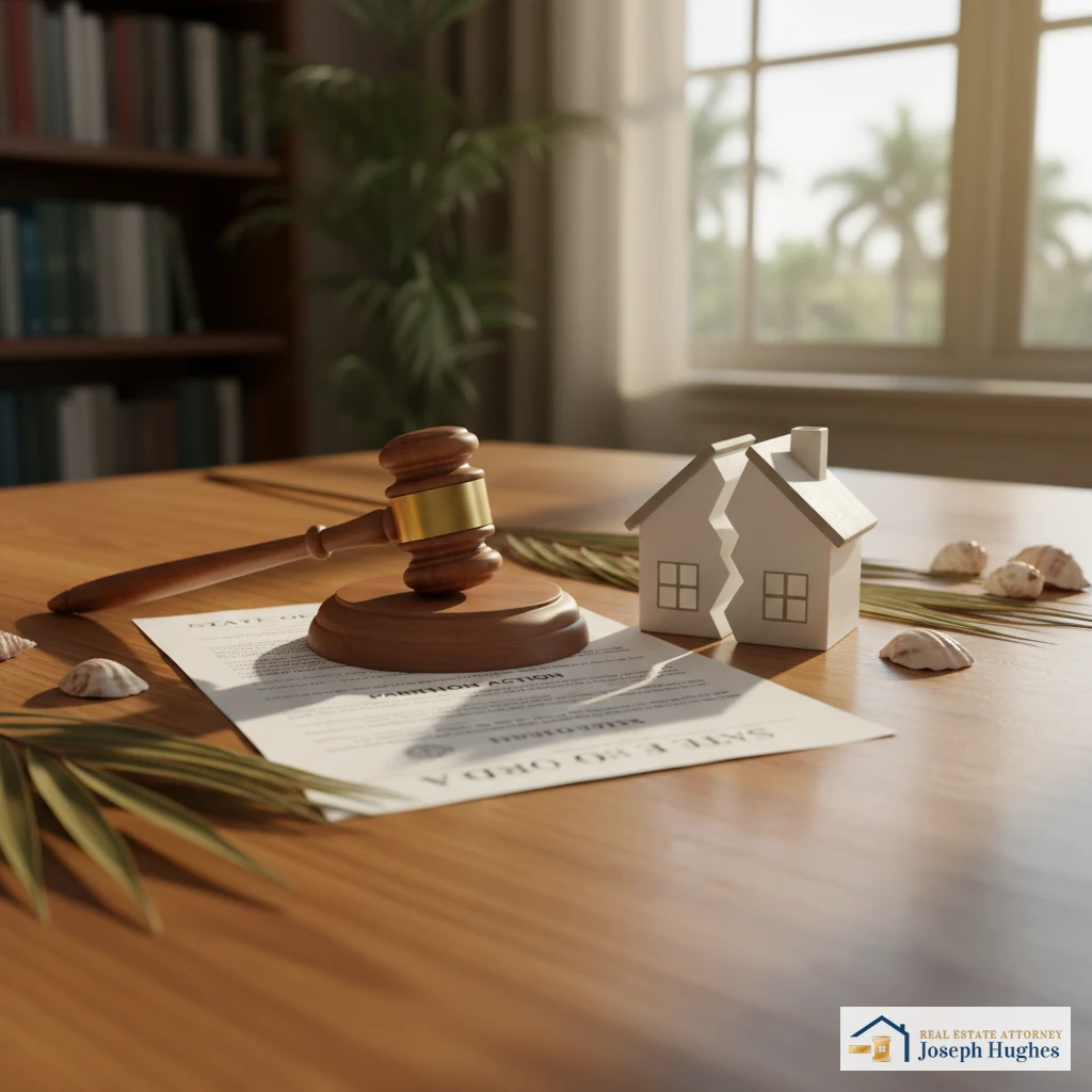 Property deed and gavel — how to file a partition action in Florida Hughes Real Estate Law