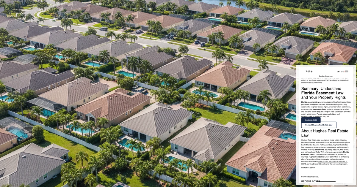 Partition Action Attorney in Florida: How to Resolve Co-Ownership Disputes 1 Florida property aerial view for partition action lawsuit
