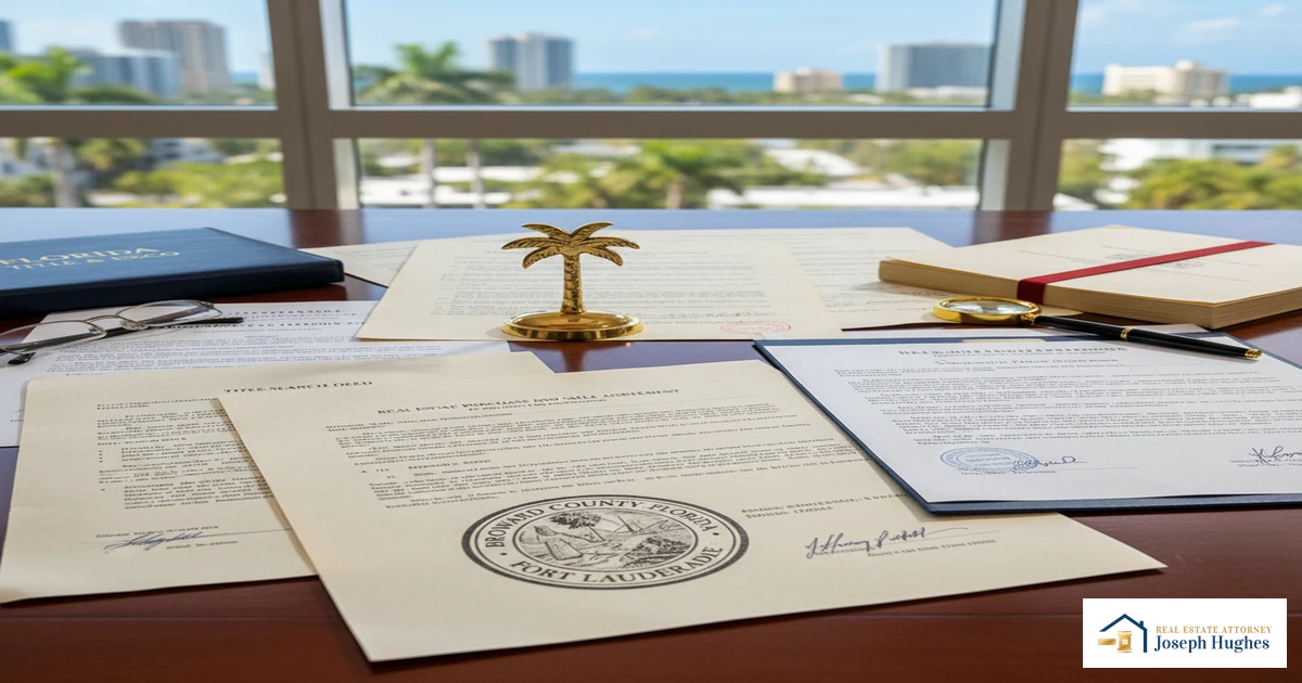 Florida property title records and legal dispute documents