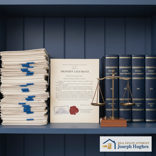 Fort Lauderdale Real Estate Lawyer: Expert Legal Representation for Property Matters 3 Property documents legal books and scales of justice Fort Lauderdale law office