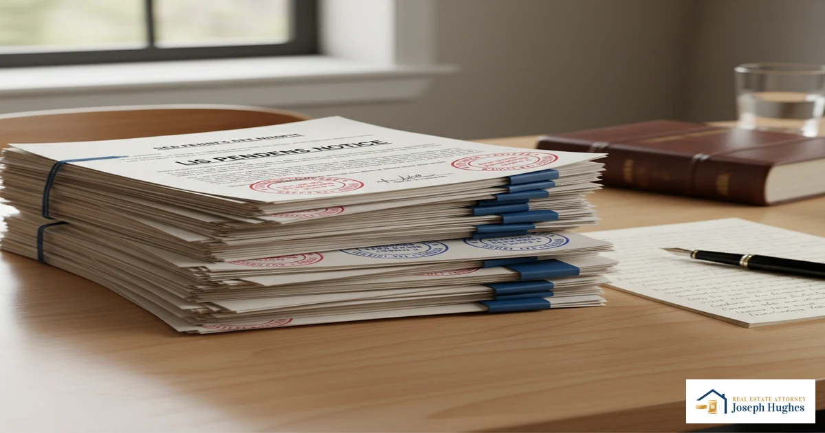 Lis pendens Florida property documents and legal records