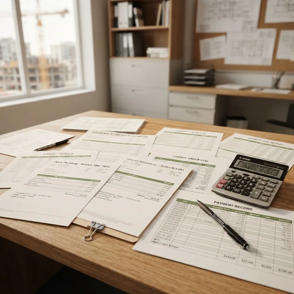 Florida Statute 489.126 contractor fund allocation documents and payment records